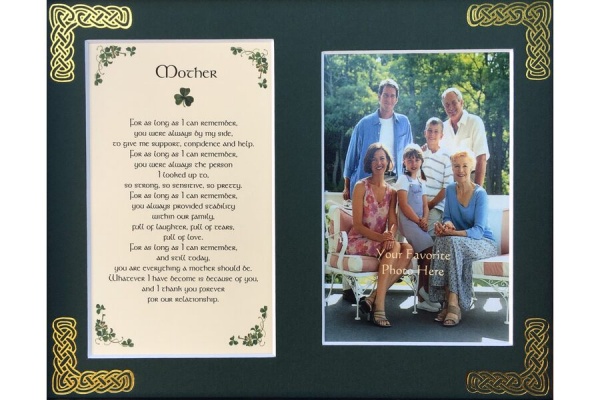 Mother - For as long as I can remember - 8x10 Matted Photo Verse