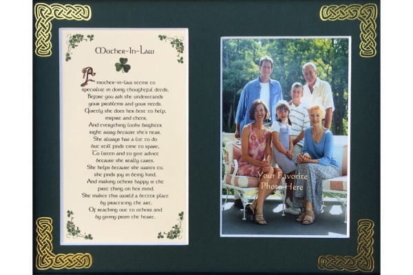 Mother in Law - 8x10 Matted Photo Verse