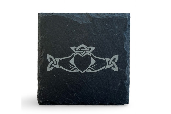 Claddagh Slate Coaster