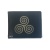 Celtic Triskelion Wallet - Black